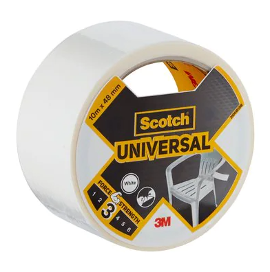 Scotch Universal Gewebeband weiß 48,0 mm x 10,0 m 1 Rolle