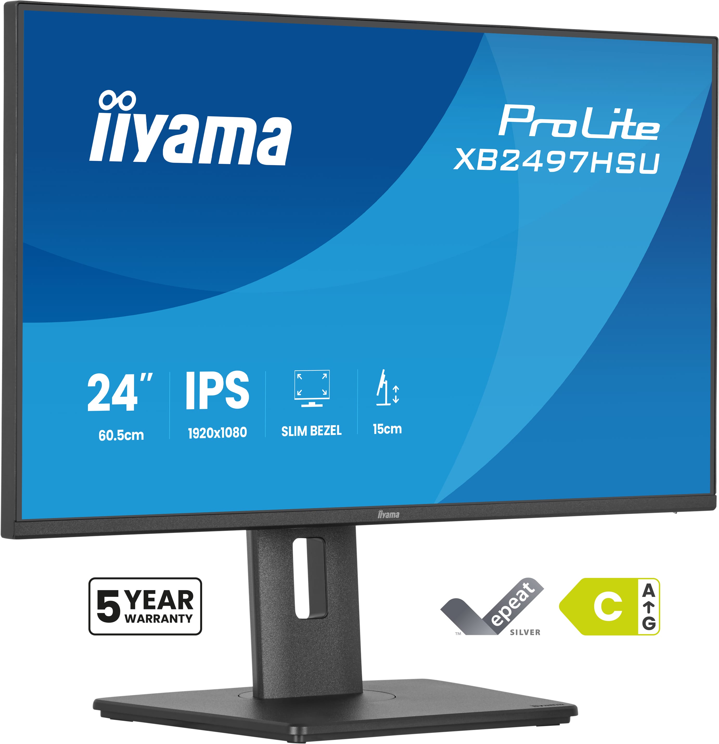 IIYAMA 60.5cm (24) XB2497HSU-B1 16:09 HDMI+DP+2xUSB-C