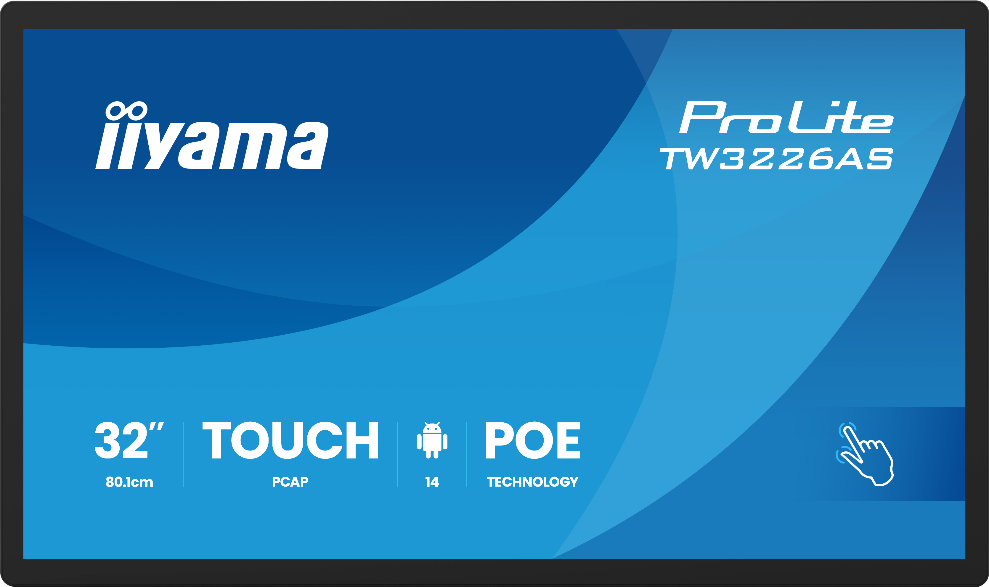 IIYAMA 80,1cm (31,5) TW3226AS-B3P 16:9 M-Touch M-HDMI Andr.