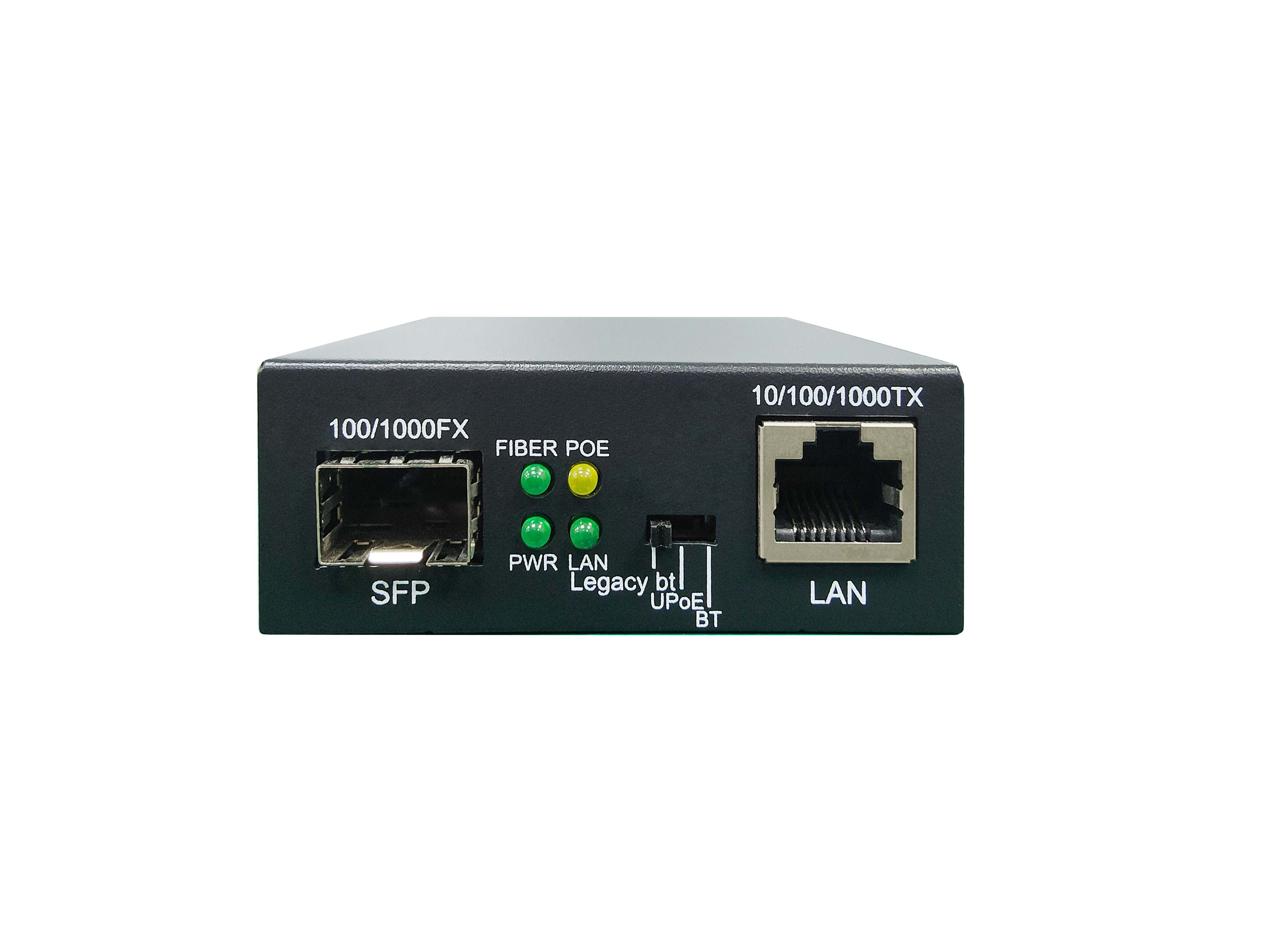 LevelOne Media Konverter RJ45->SFP GE PoE PSE 60W