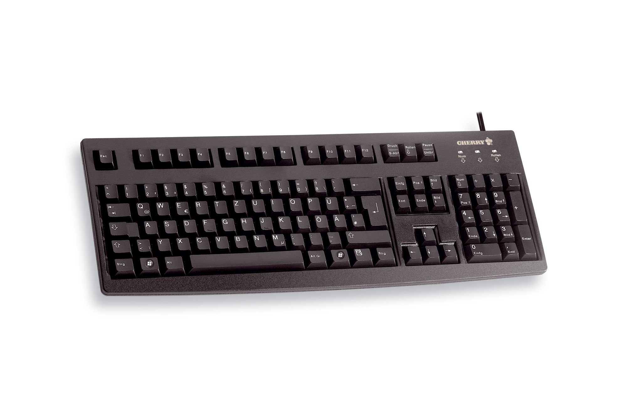 Keyboard Cherry Classic Line G83-6105 wired black (DE) (G83-6105LUNDE-2)