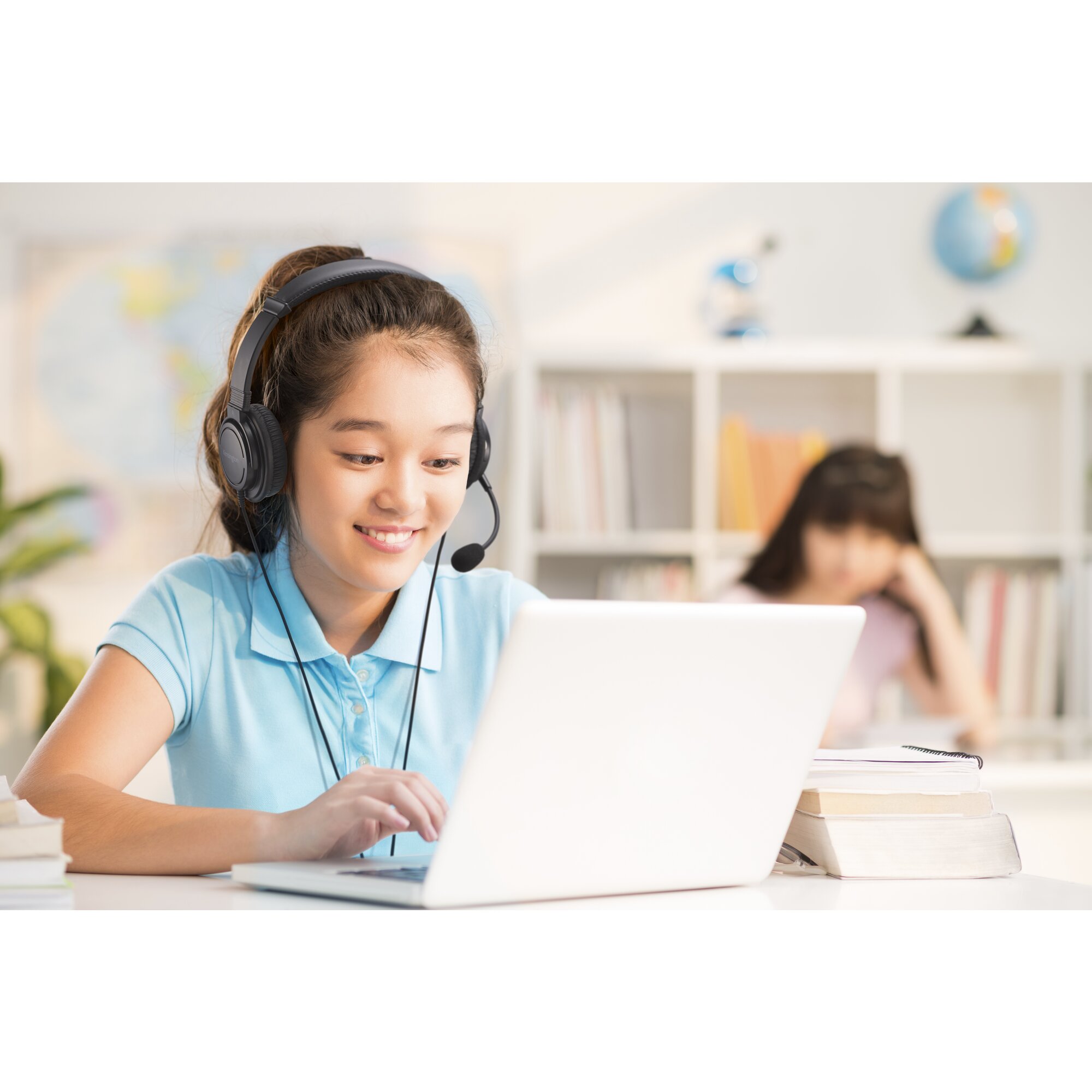 Kensington Classic EQ USB-C Headset Mikrofon Lautstärkeregler Schwarz