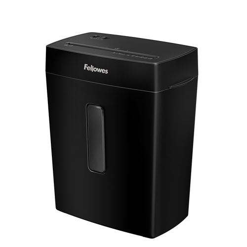 Fellowes Powershred P-42C Aktenvernichter mit Partikelschnitt P-4, 4 x 34 mm, bis 8 Blatt, schwarz