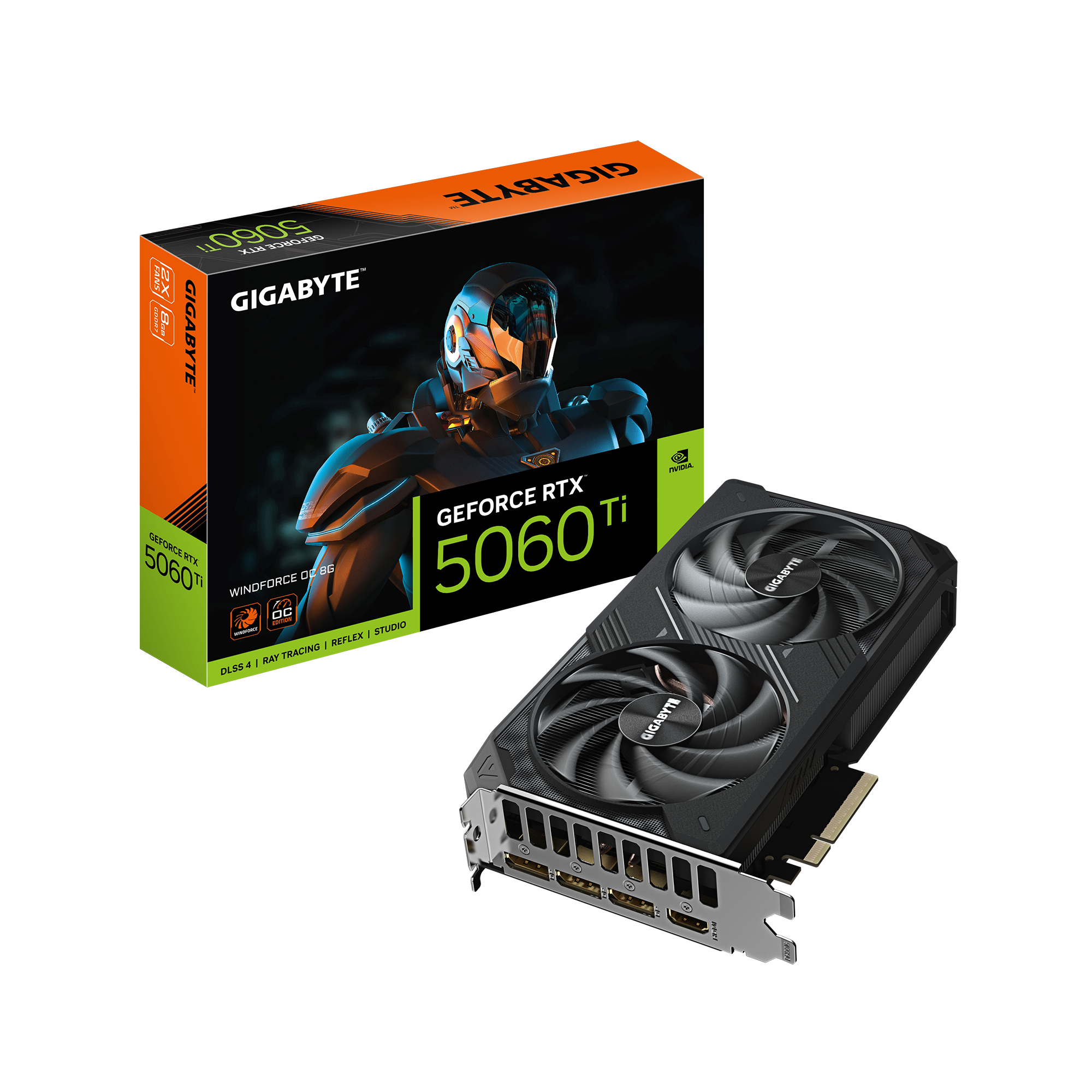 GeForce RTX 5060 Ti WINDFORCE OC 8G, Grafikkarte