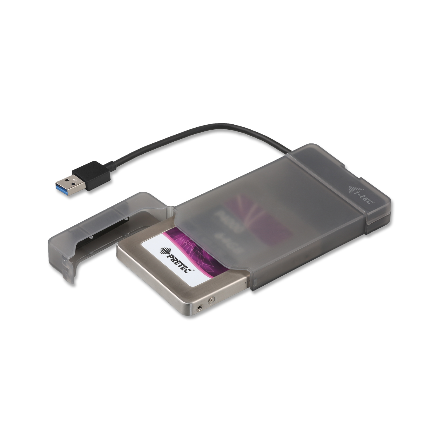 I-TEC USB EXTERNAL CASE 2.5IN SATA I/II/III HDD SSD BLACK