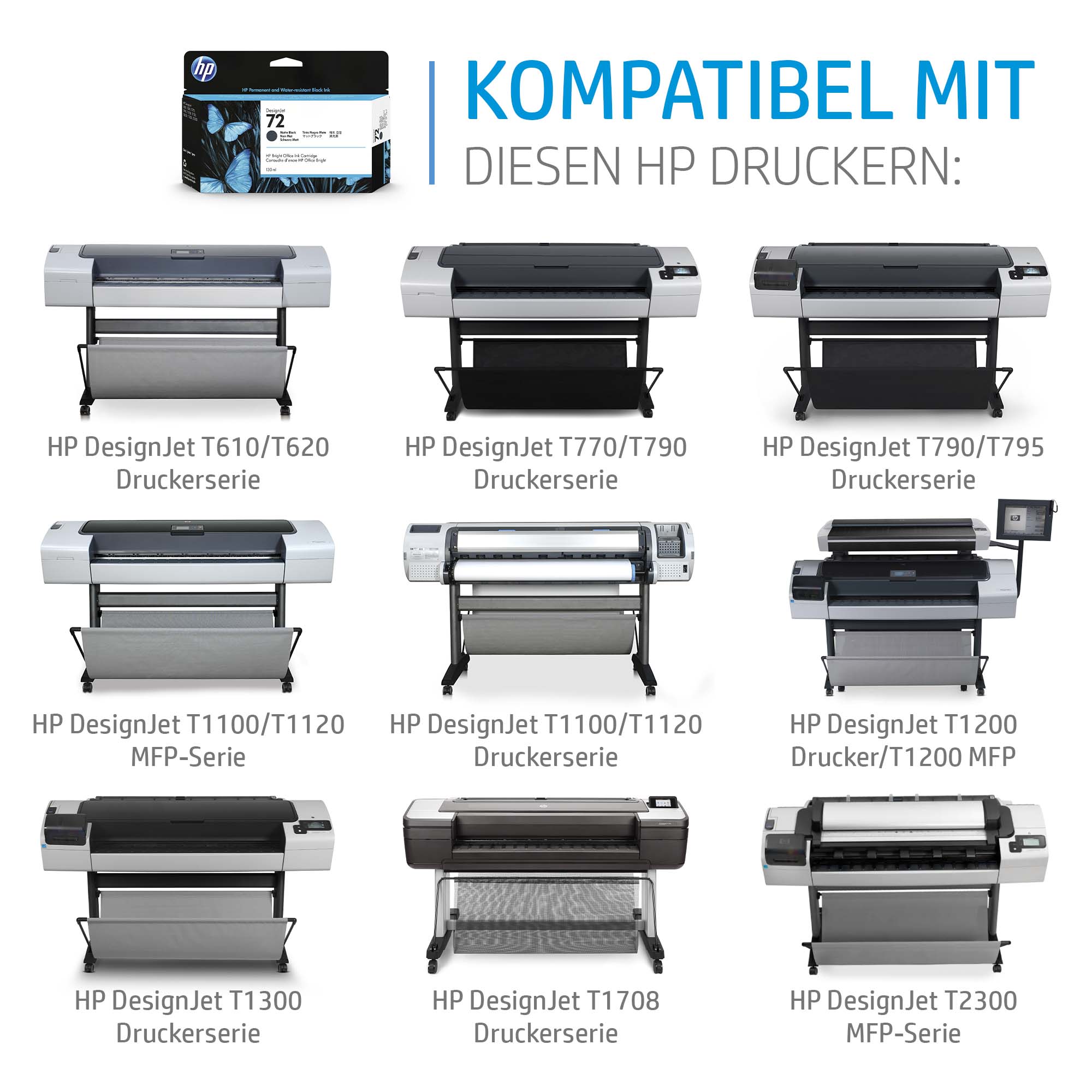 HP 72(C9374A) grau Druckerpatrone