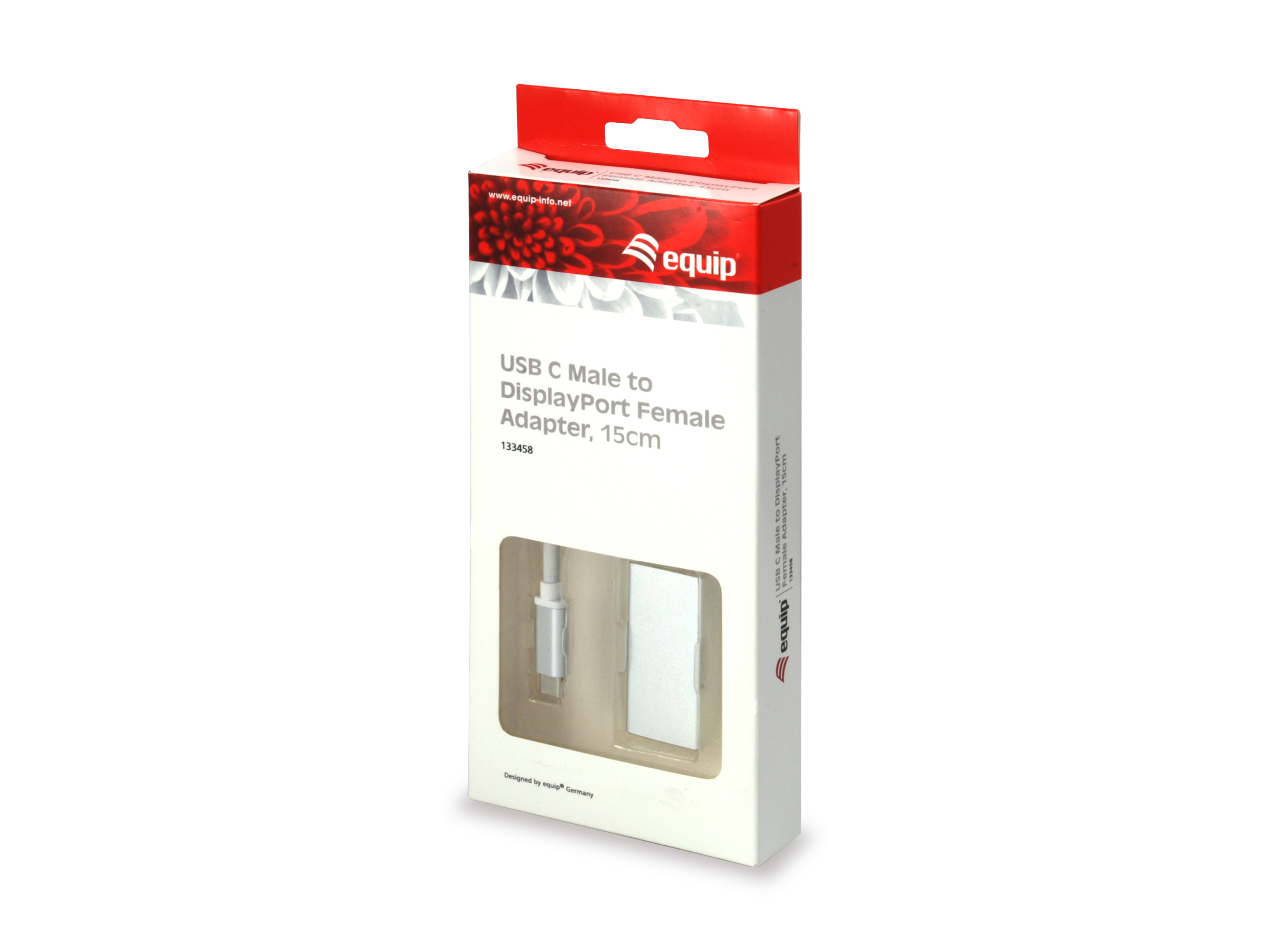 Equip Adapter USB-C->DisplayPort St/Bu 4K/ 60Hz 0.15m PVC
