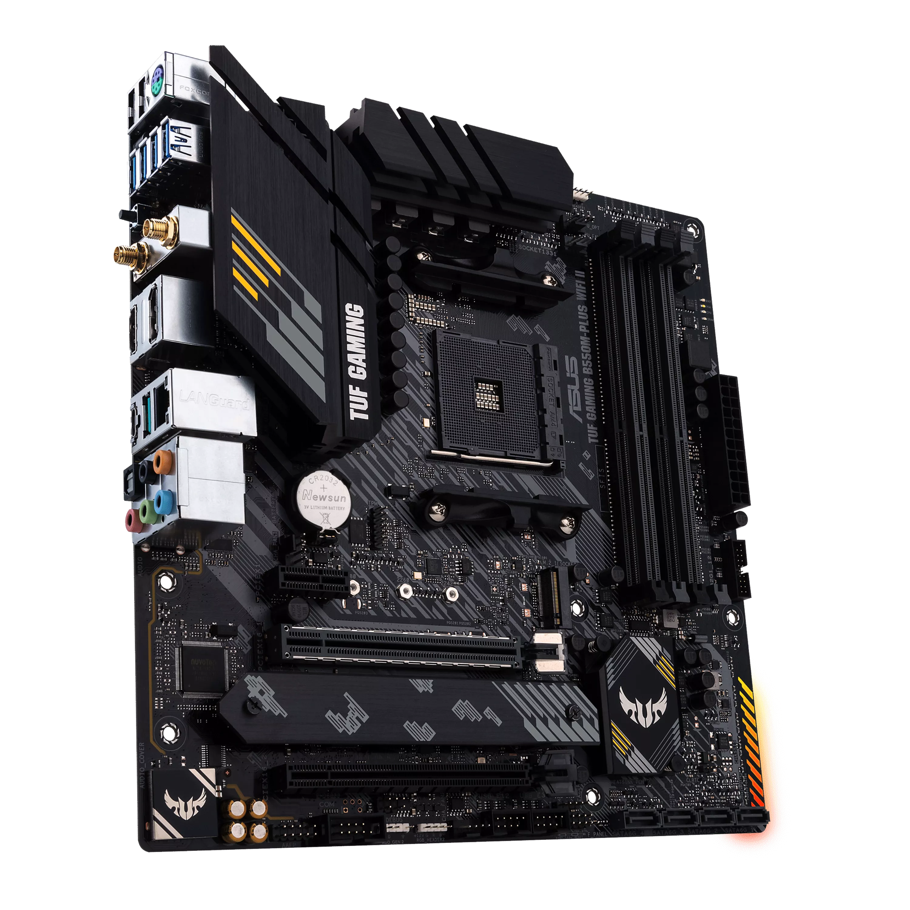 ASUS TUF GAMING B550M-PLUS (WI-FI II) (AMD,AM4,DDR4,ATX)