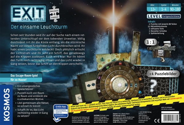EXIT - Das Spiel + Puzzle - Der einsame Leuchtturm, Partyspiel