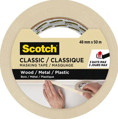 Scotch CLASSIC Kreppband beige 48,0 mm x 50,0 m 1 Rolle