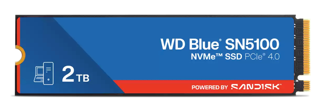 SSD WD Blue 2TB SN5100 NVME M.2 PCIe 4.0 x4 WDS200T5B0E