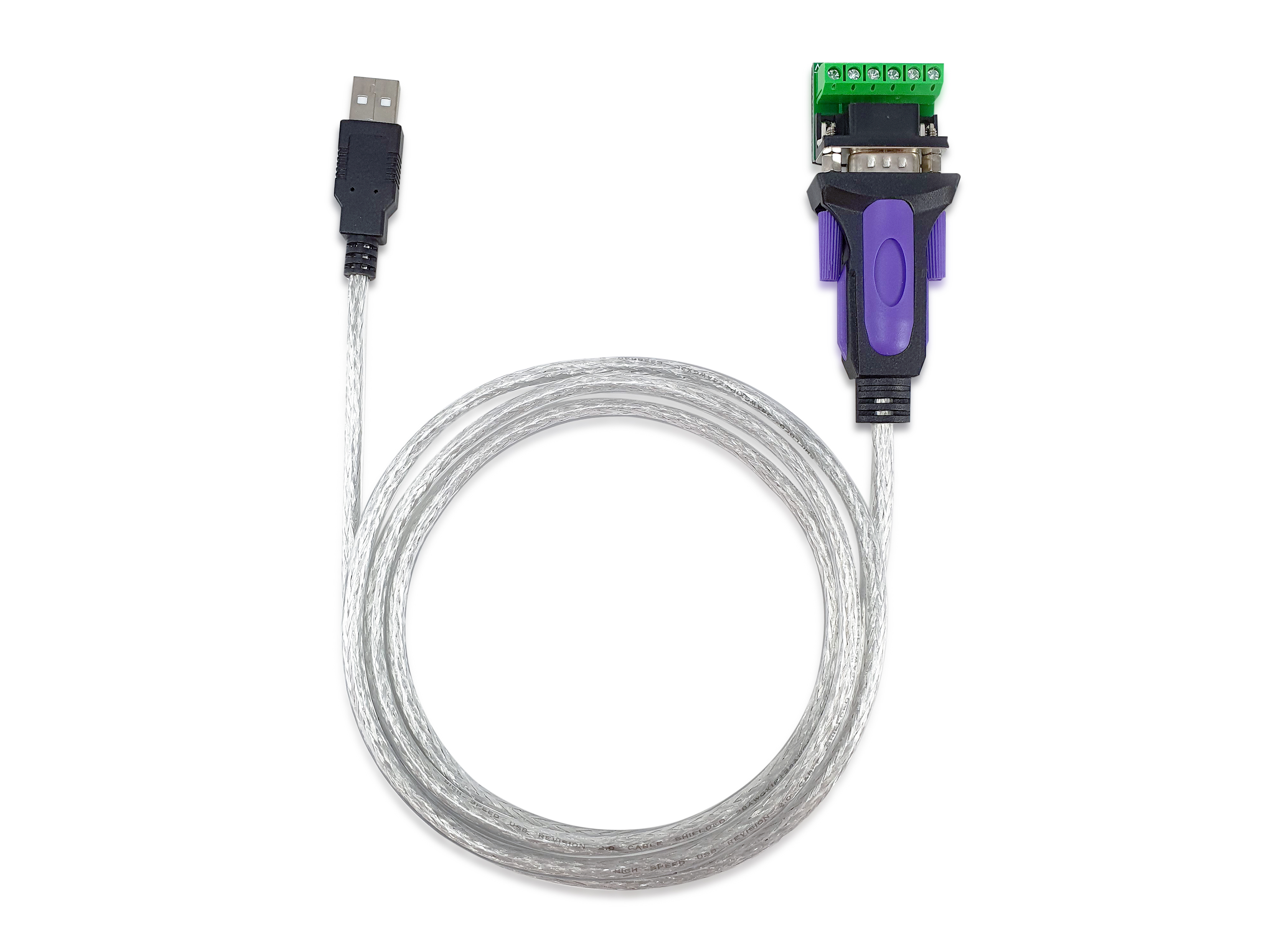 Equip Adapter USB-A->Serial RS422/RS485 FTDI St/St 1.50m