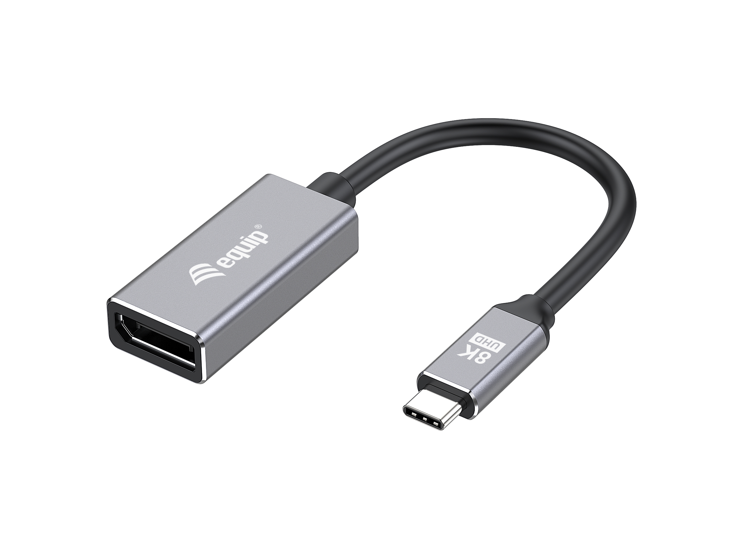 Equip Adapter USB-C->DisplayPort1.4 St/Bu 8K/ 30Hz 0.15m PVC