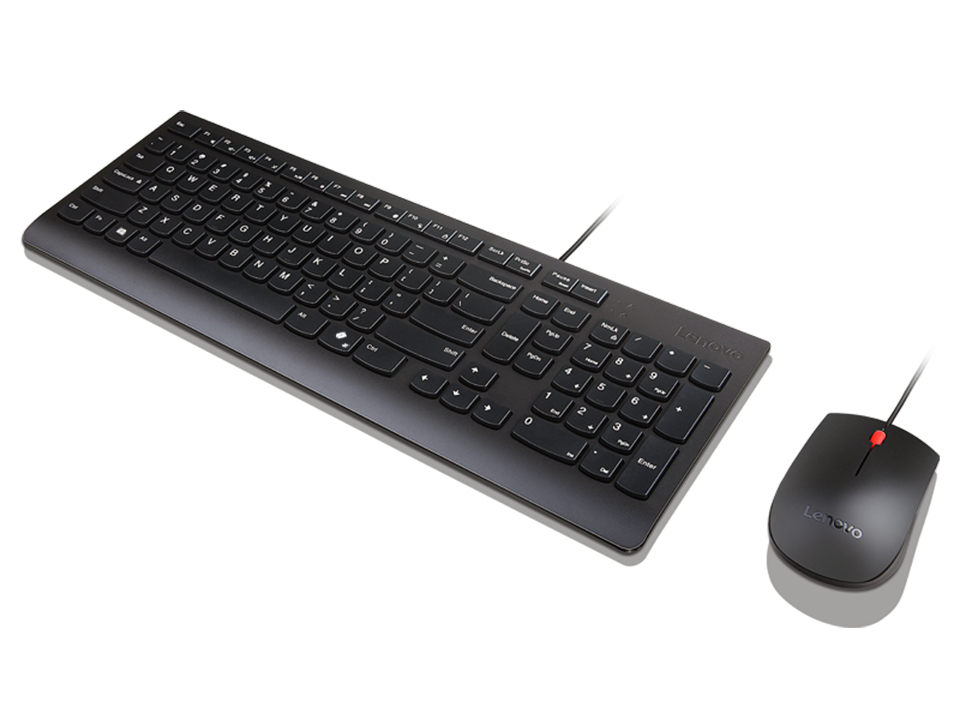 LENOVO ESSENT.WIRED KEYB/MOUSE AI - GERMAN