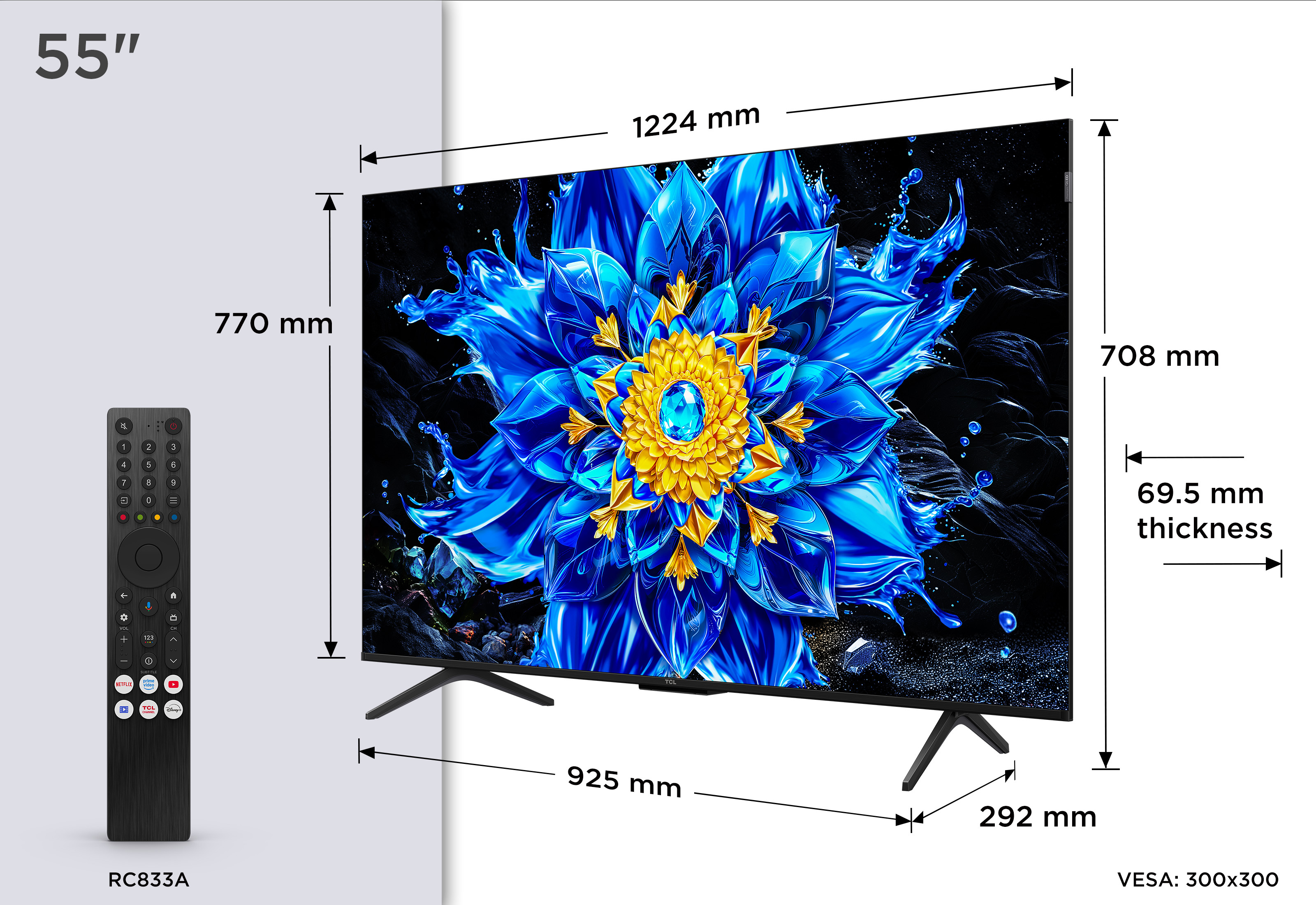 55QLED810L, QLED-Fernseher
