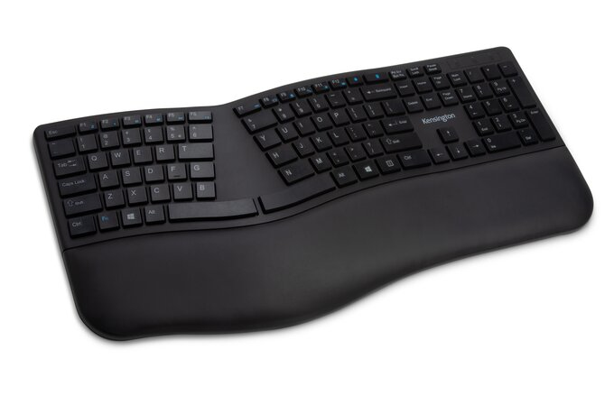 Kensington Pro Fit® ergonomische Tastatur kabellos schwarz