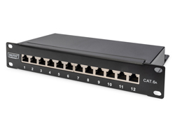 10" Patchpanel DN-91612S-EA, 12-Port, Cat.6a