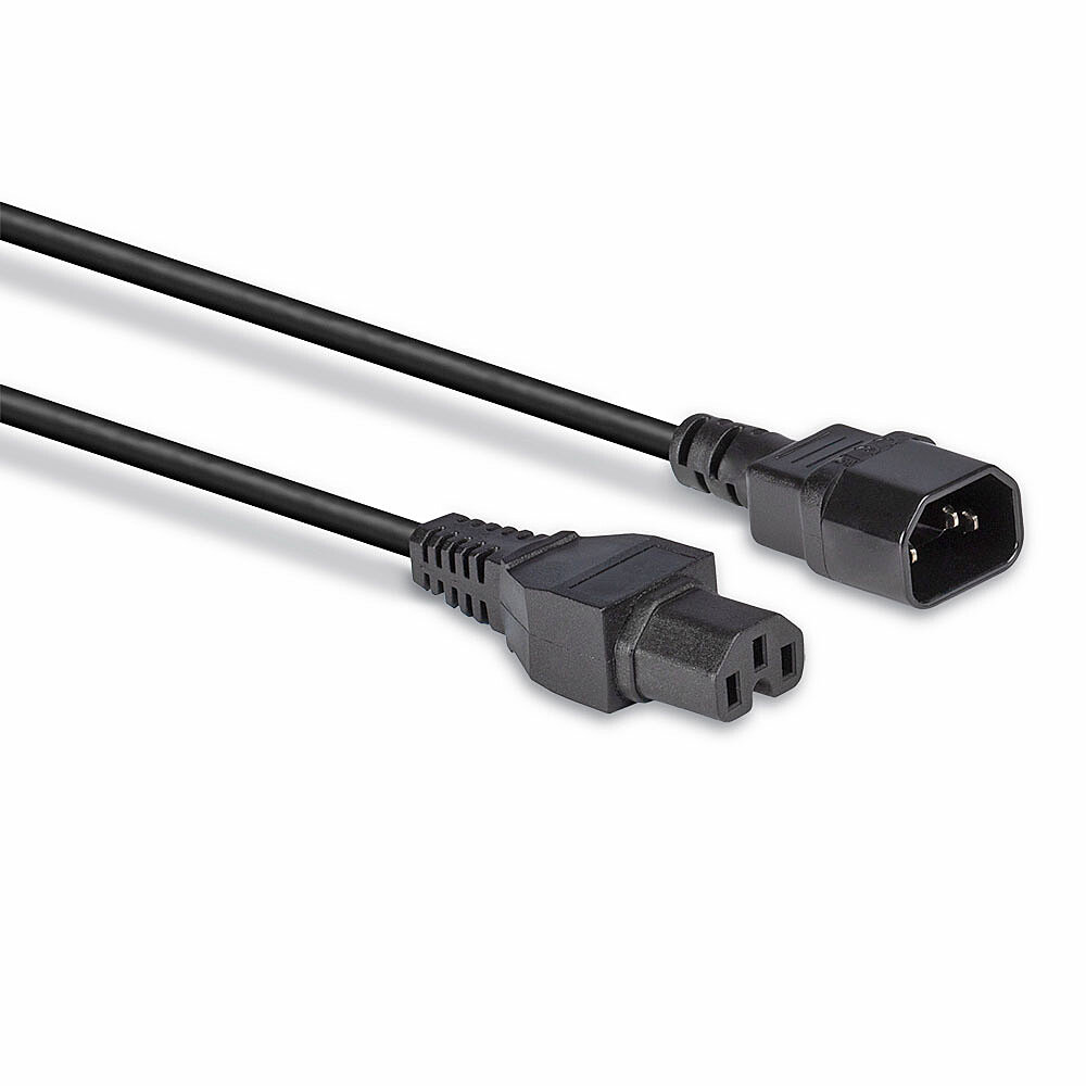 C14 an C15 ''Hot Condition'' Netzkabel, Stromversorgung