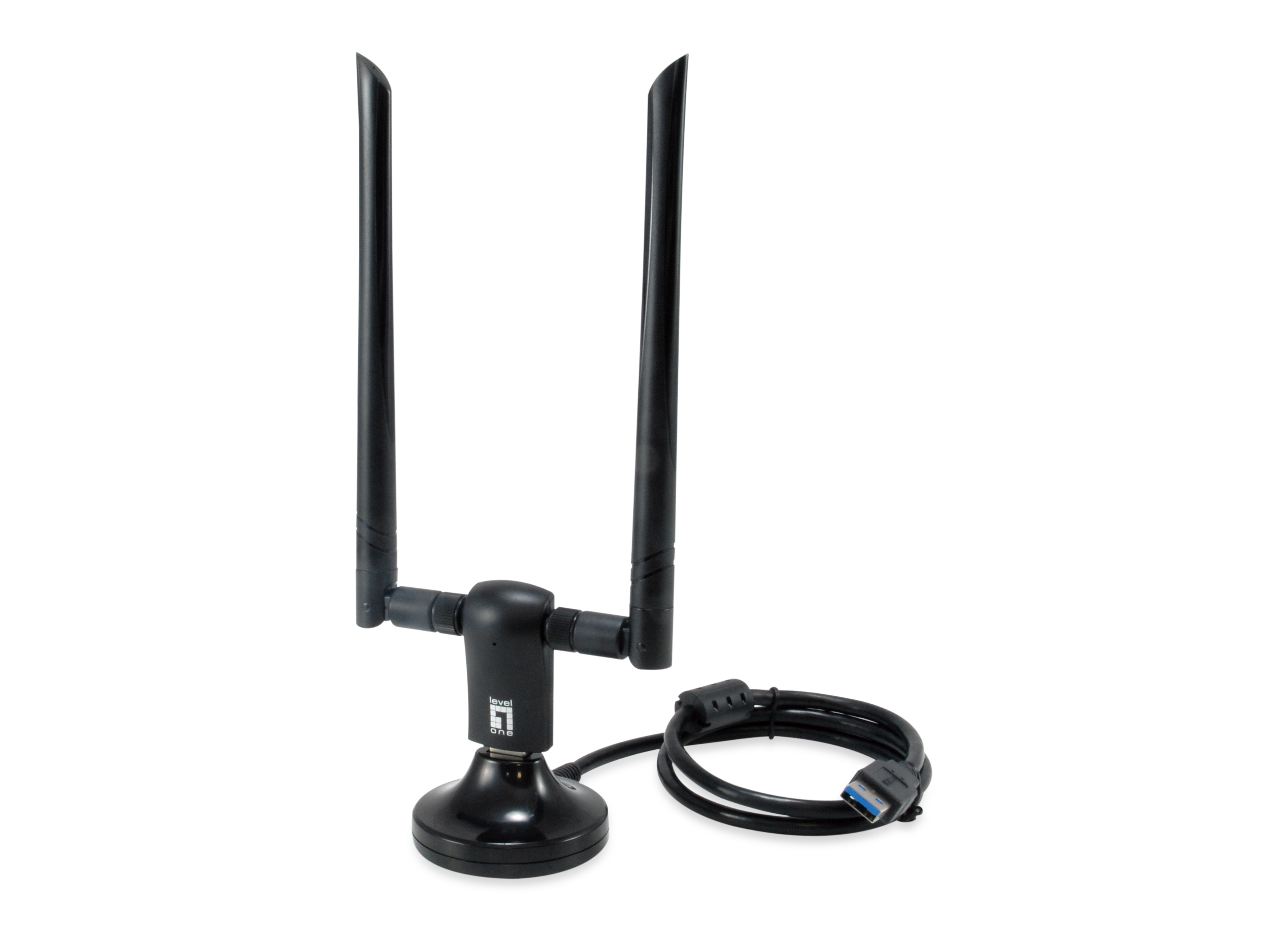 LevelOne Netzwerkadapter USB AC1200 Dualband Omnidirekt.
