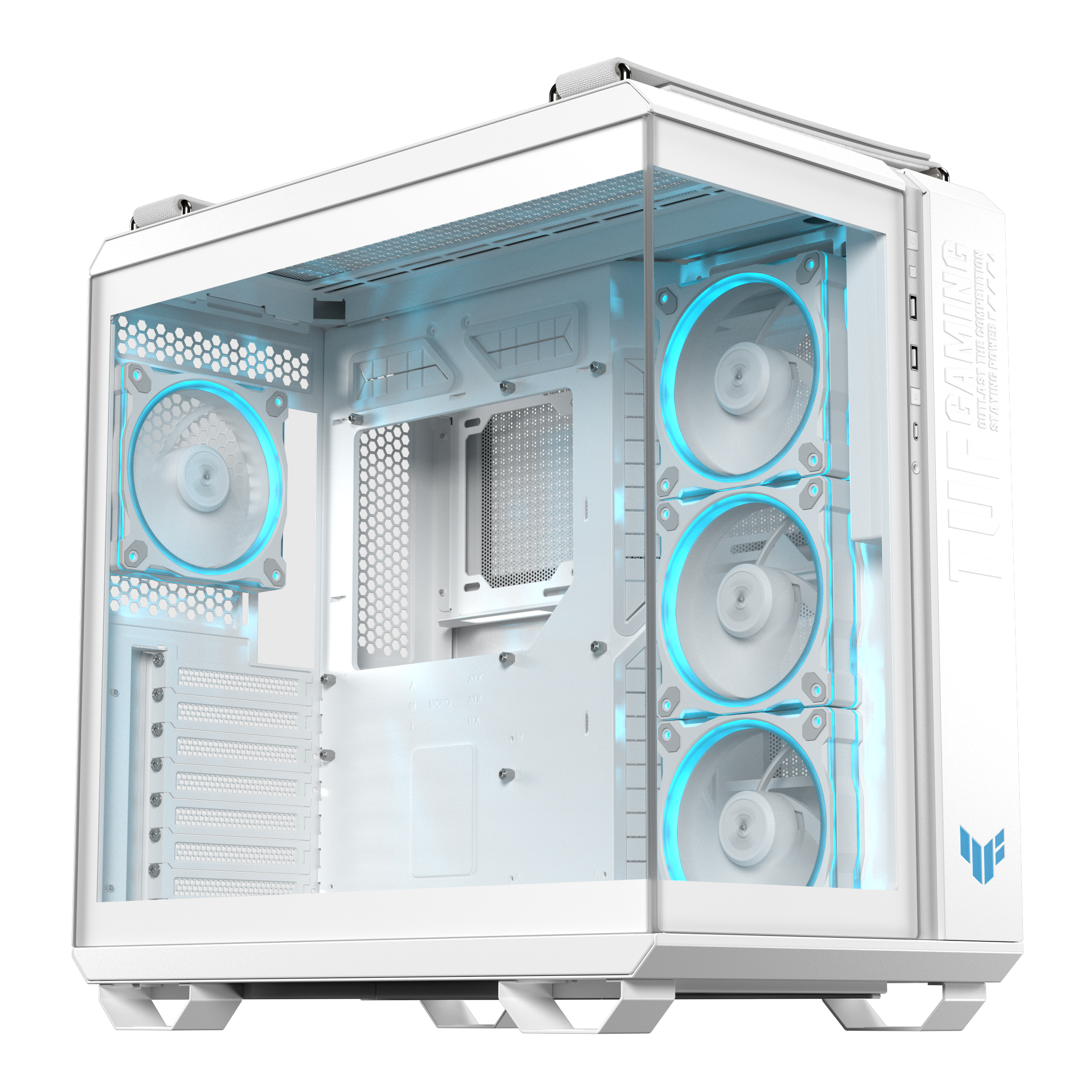 ASUS GEH TUF GAMING GT502 HORIZON TG ARGB WHITE