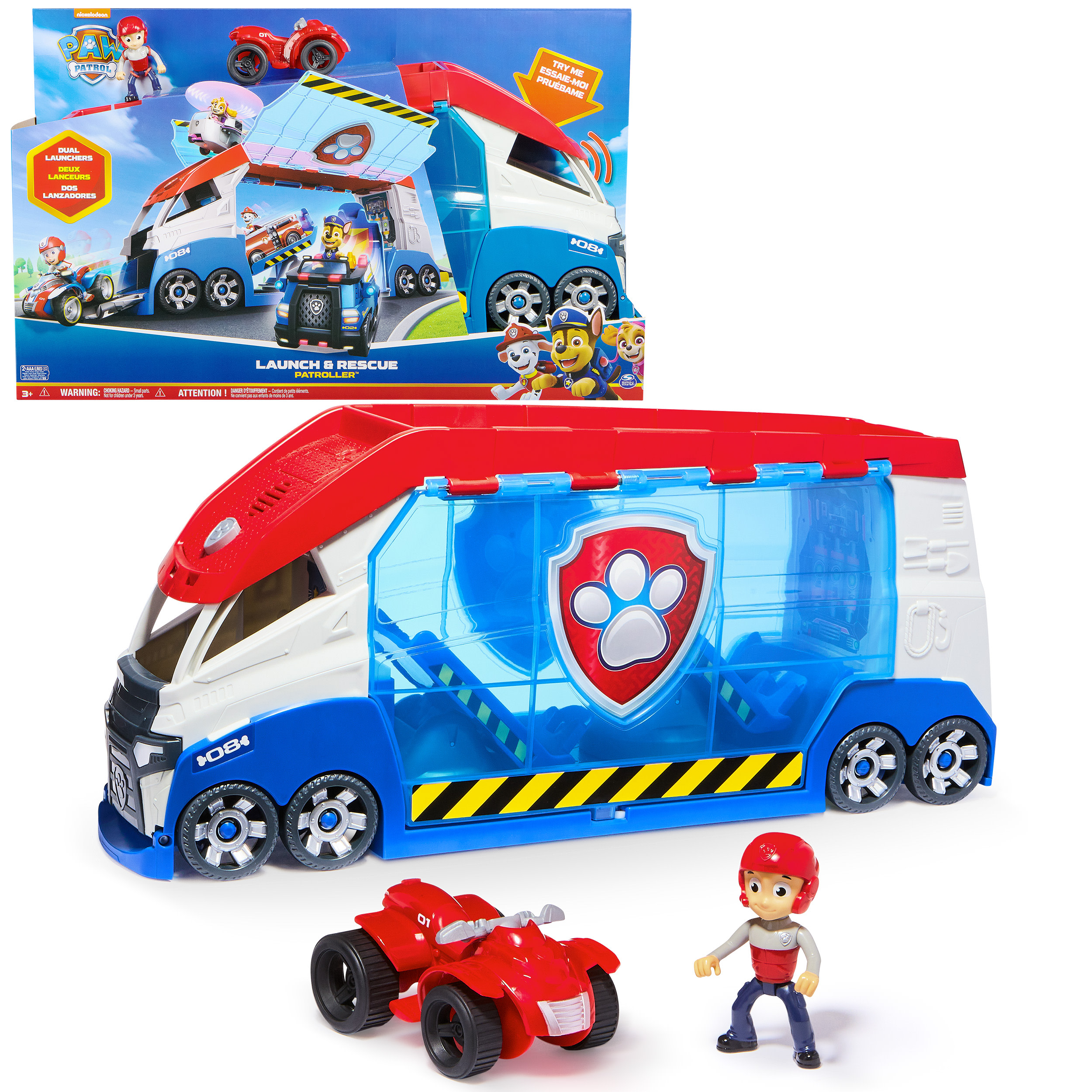 Paw Patrol - Launch''n Rescue PAW Patroller, Spielfahrzeug