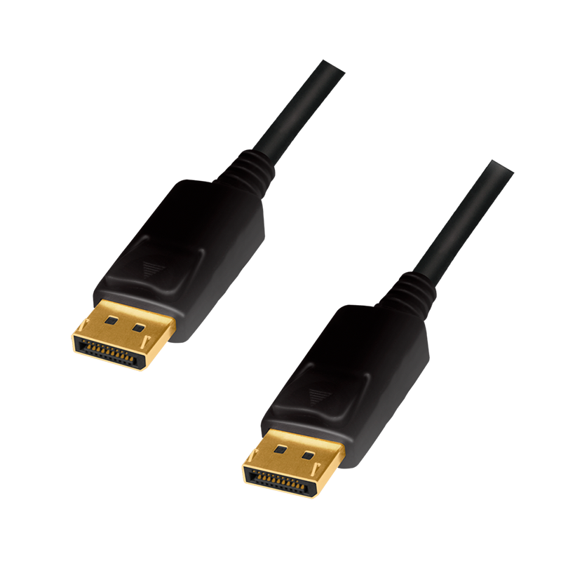 Logilink DisplayPort-Kabel, DP/M 4K/60 Hz CCS schw. 2 m