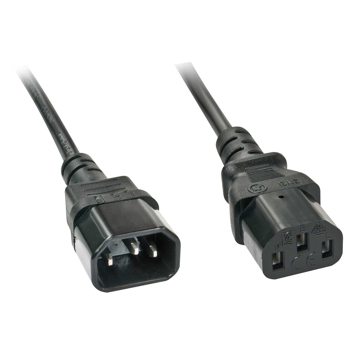 LINDY IEC-Netzverlängerung 320 C14 - 320 C13 3m