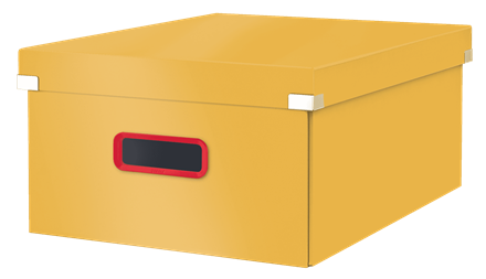 LEITZ Click & Store Cosy Aufbewahrungsbox 32,0 l gelb 36,9 x 48,2 x 20,0 cm, 1 St.