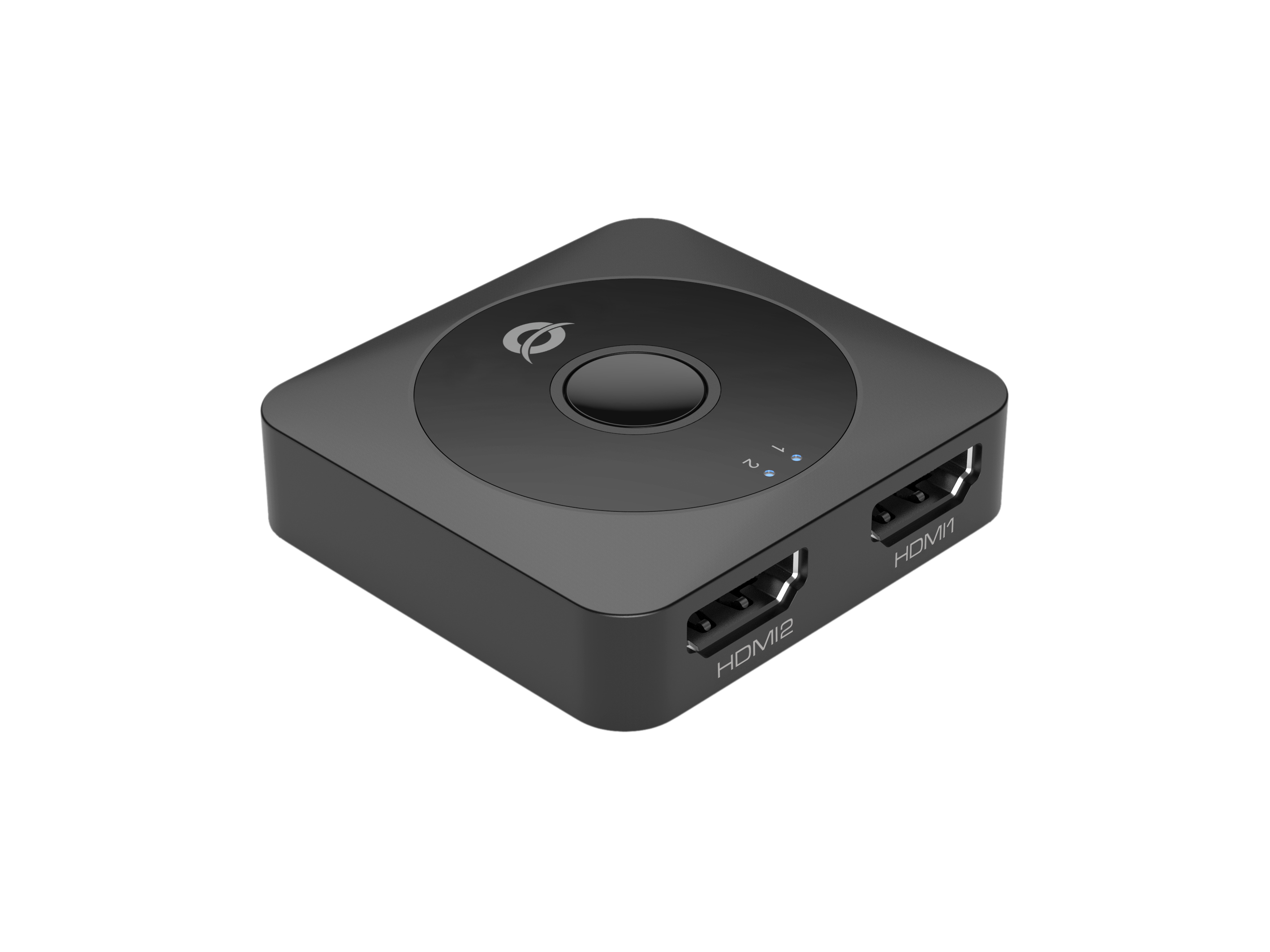 CONCEPTRONIC Switch 2-Port Bidir. 2xHDMI2.0 Bu/Bu schwarz
