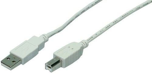 Kabel LogiLink USB 2.0 Kabel A-Stecker-B-Stecker grau 2m