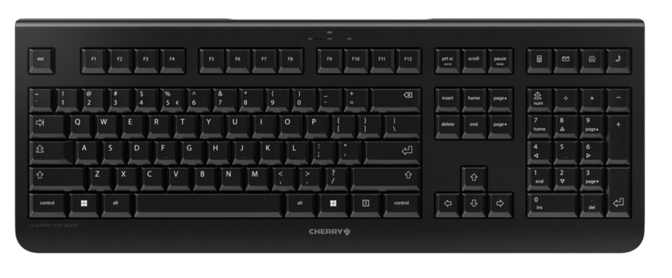 Keyboard Cherry KW 3000 Wireless black (EU) (JK-3000EU-2)