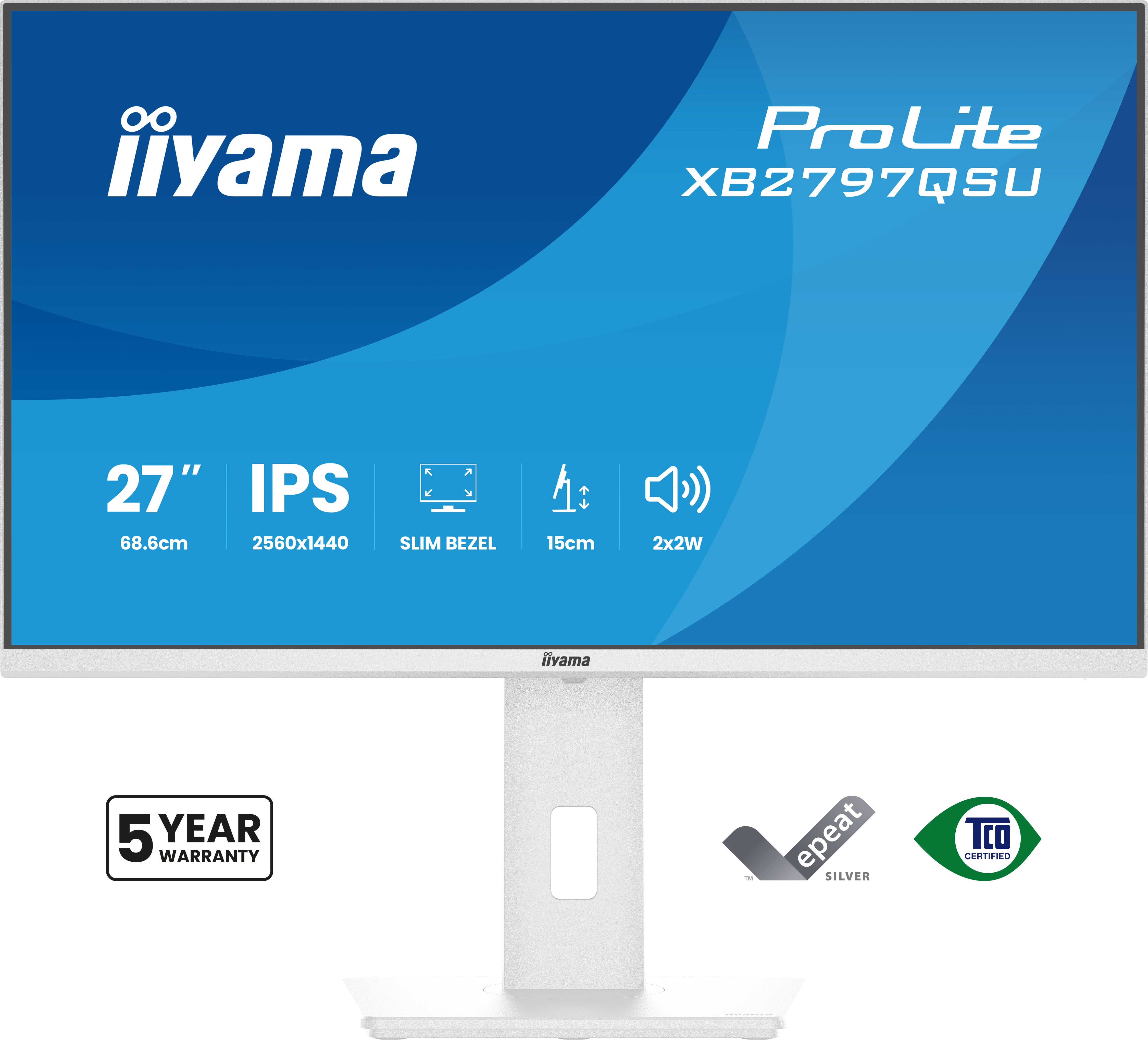 IIYAMA 68.6cm (27) XB2797QSU-W1 16:9 2xHDMI+DP+2xUSB-C