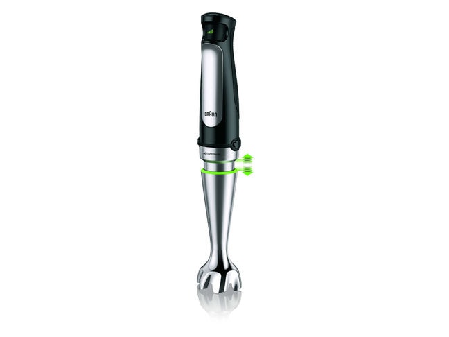 Braun MQ7075X Stabmixer, schwarz/edelstahl