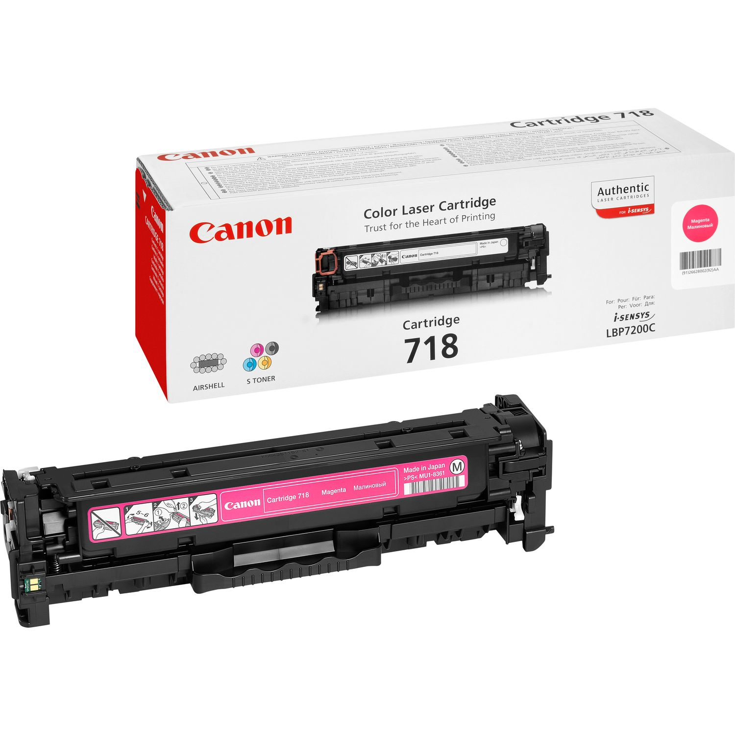 Toner Canon 718 M magenta 2900 Seiten
