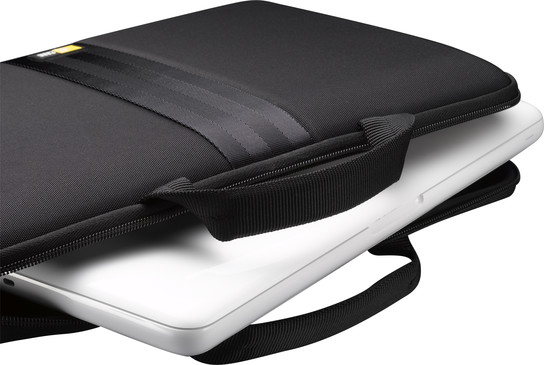 case LOGIC® Laptophülle Sleeve Kunststoff schwarz bis 33,8 cm (13,3 Zoll)