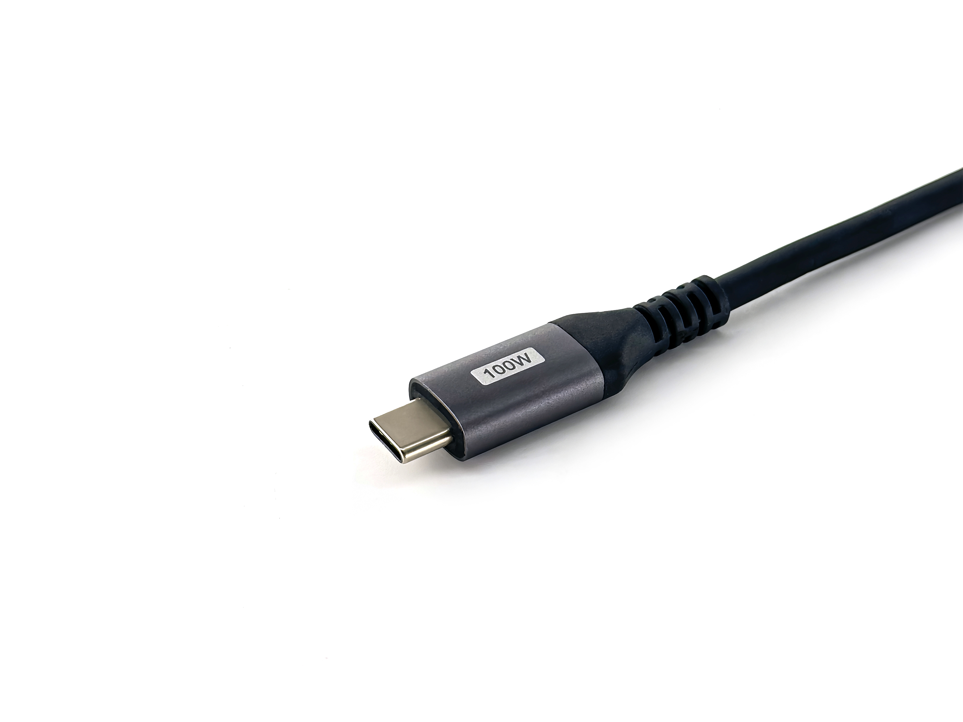 Equip Kabel USB-C2.0->C 90° PD100W St/St 3.00m schwarz