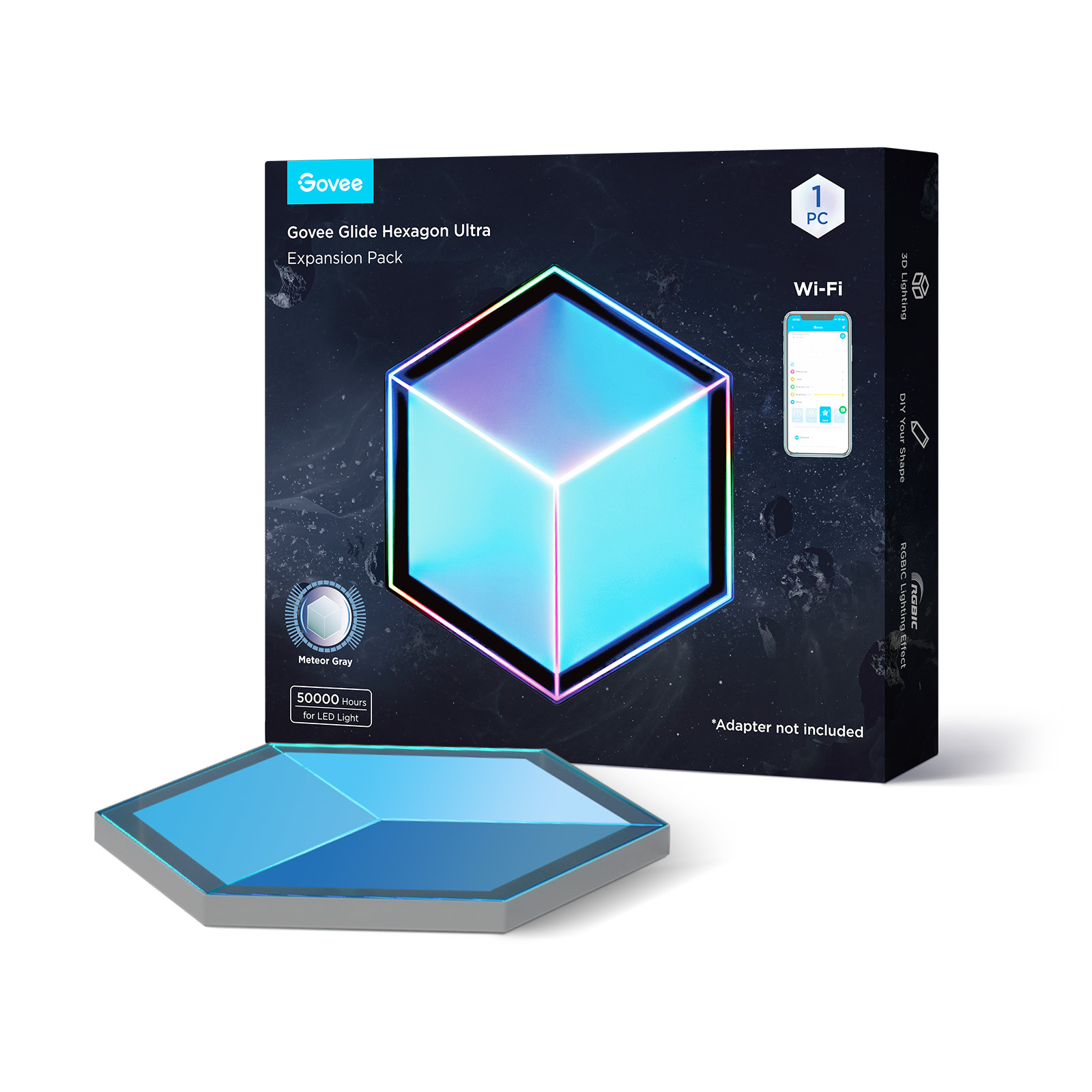 Glide Hexagon Light Panels Ultra Expansion Pack, LED-Leuchte
