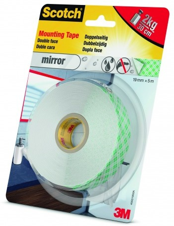 Scotch FIX™ MIRROR doppelseitiges Klebeband 19,0 mm x 5,0 m, 1 Rolle