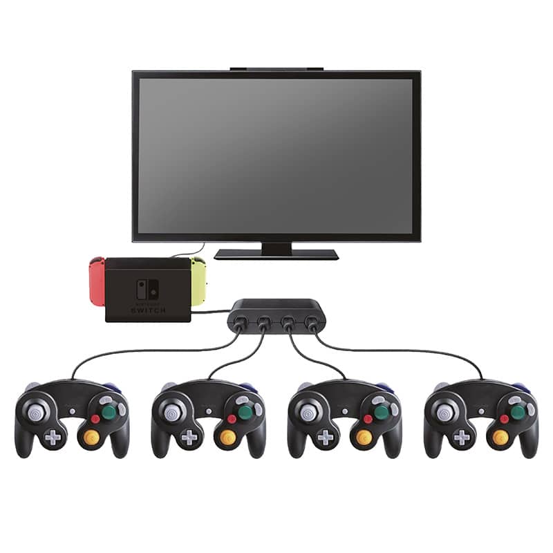 STEELPLAY GameCube Controllers Adapter Switch