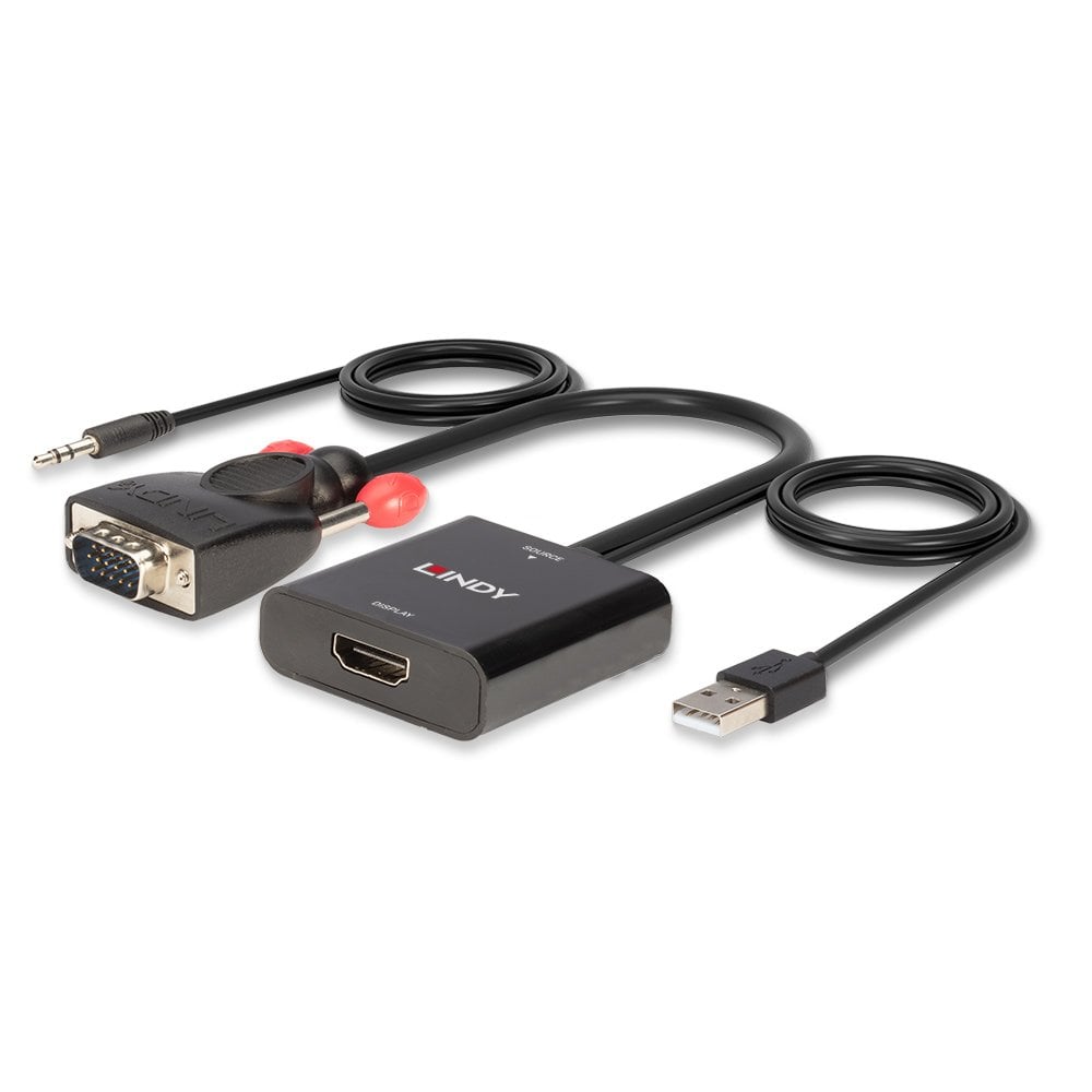 LINDY Konverter VGA & Audio an HDMI