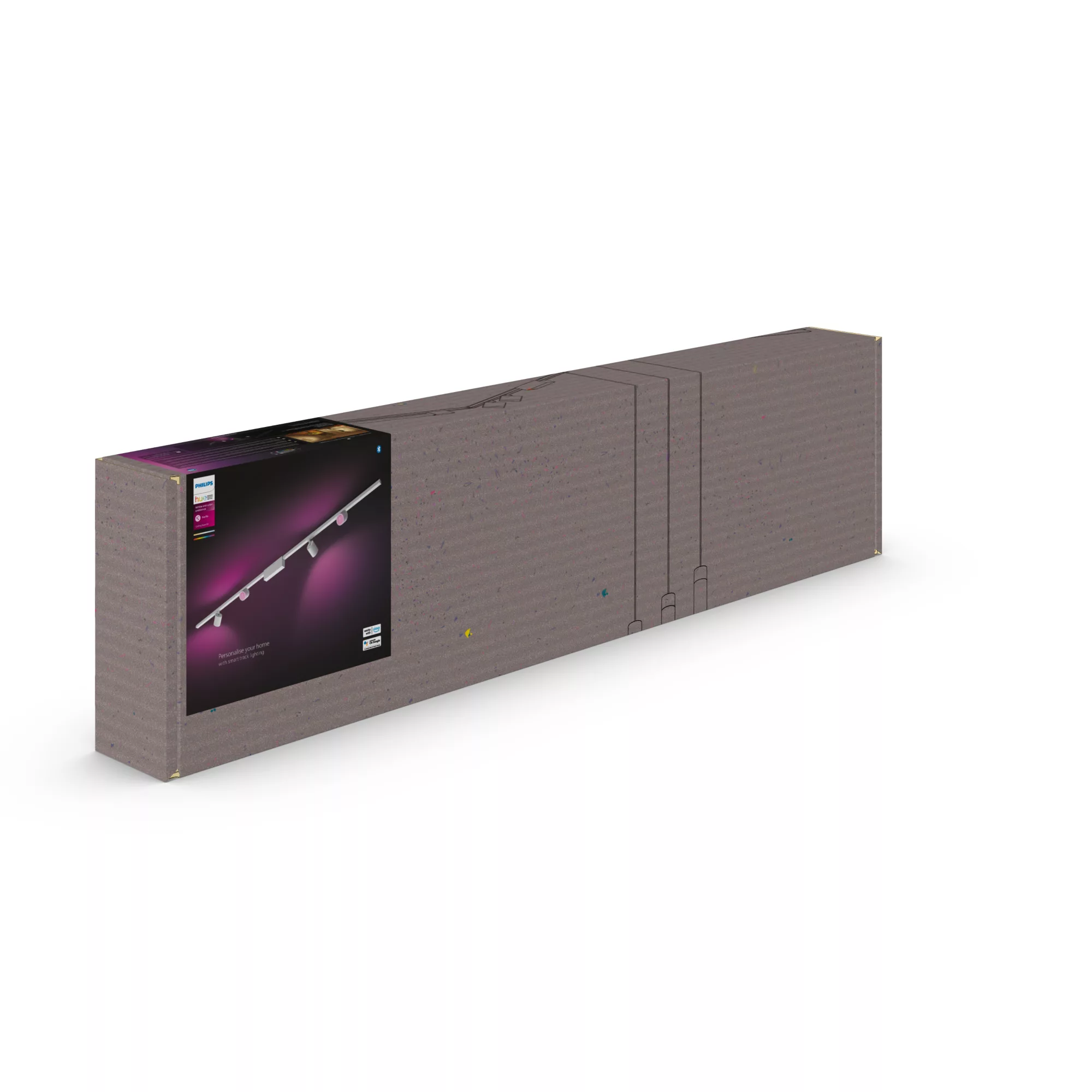 Perifo Basis-Set für die Decke (gerade, 4 Spots), Leuchte