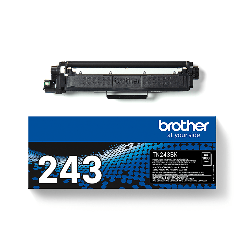 TN-243BK TONER BLACK 1000 PAGES F/ DCP-L3510CDW L3550CDW