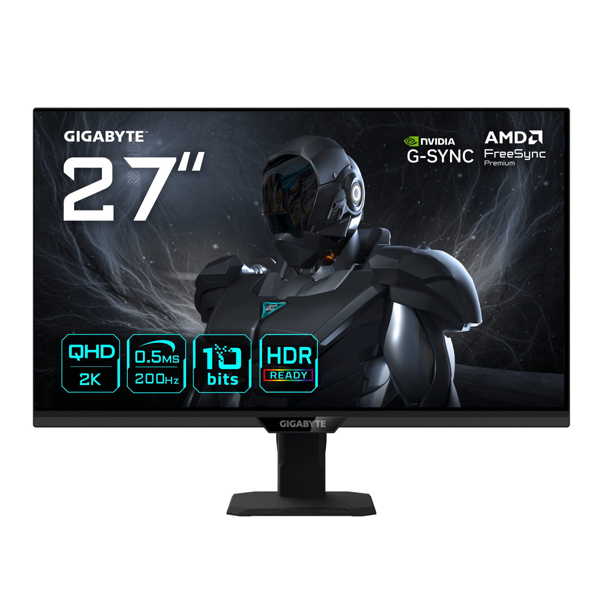 GIGABYTE G27Q20T 68,58cm 27Zoll SS IPS 2560x1440 QHD 200Hz 350cd/m2 2xHDMI 1xDP