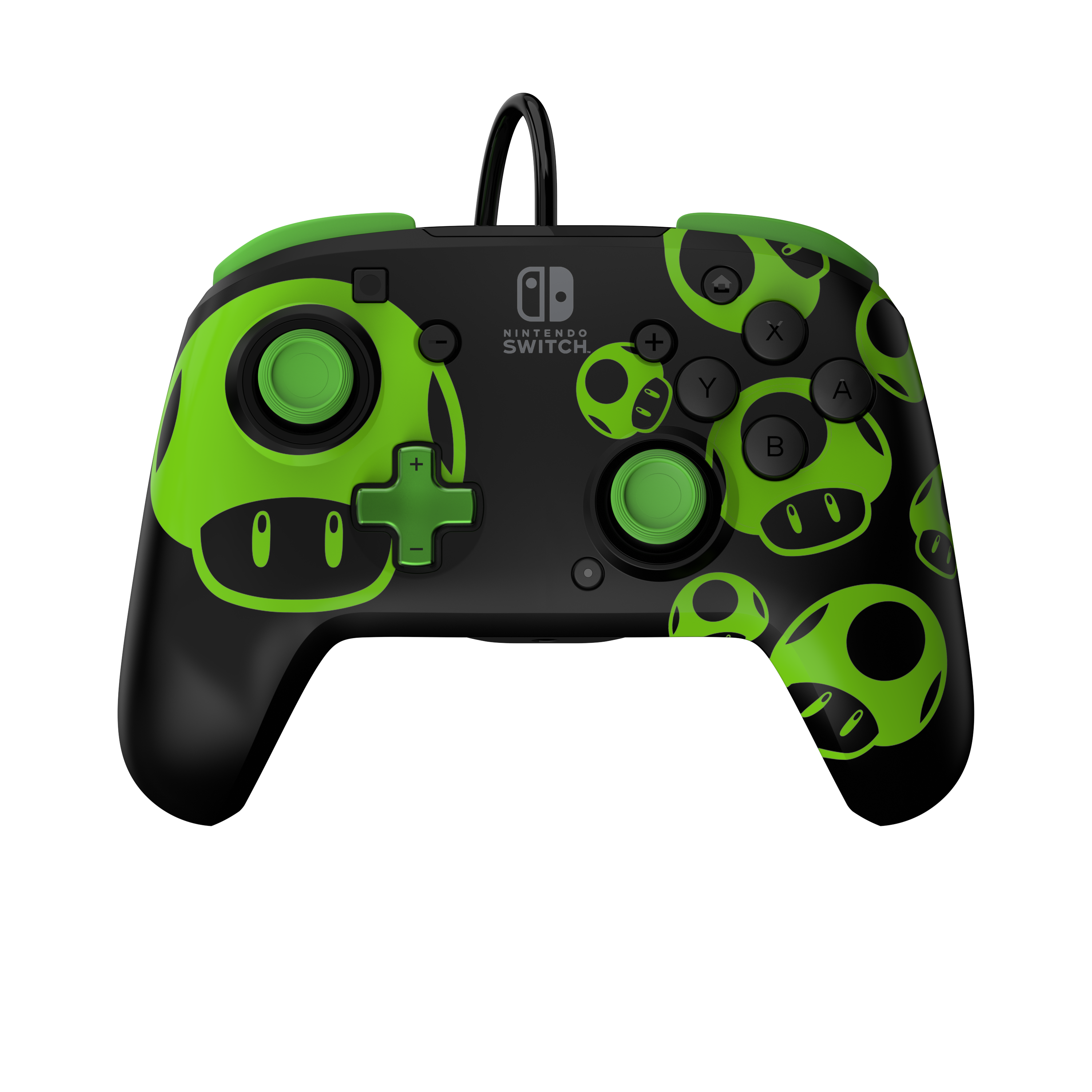 PDP Controller Rematch Wired 1Up Glow in the Dark Switch