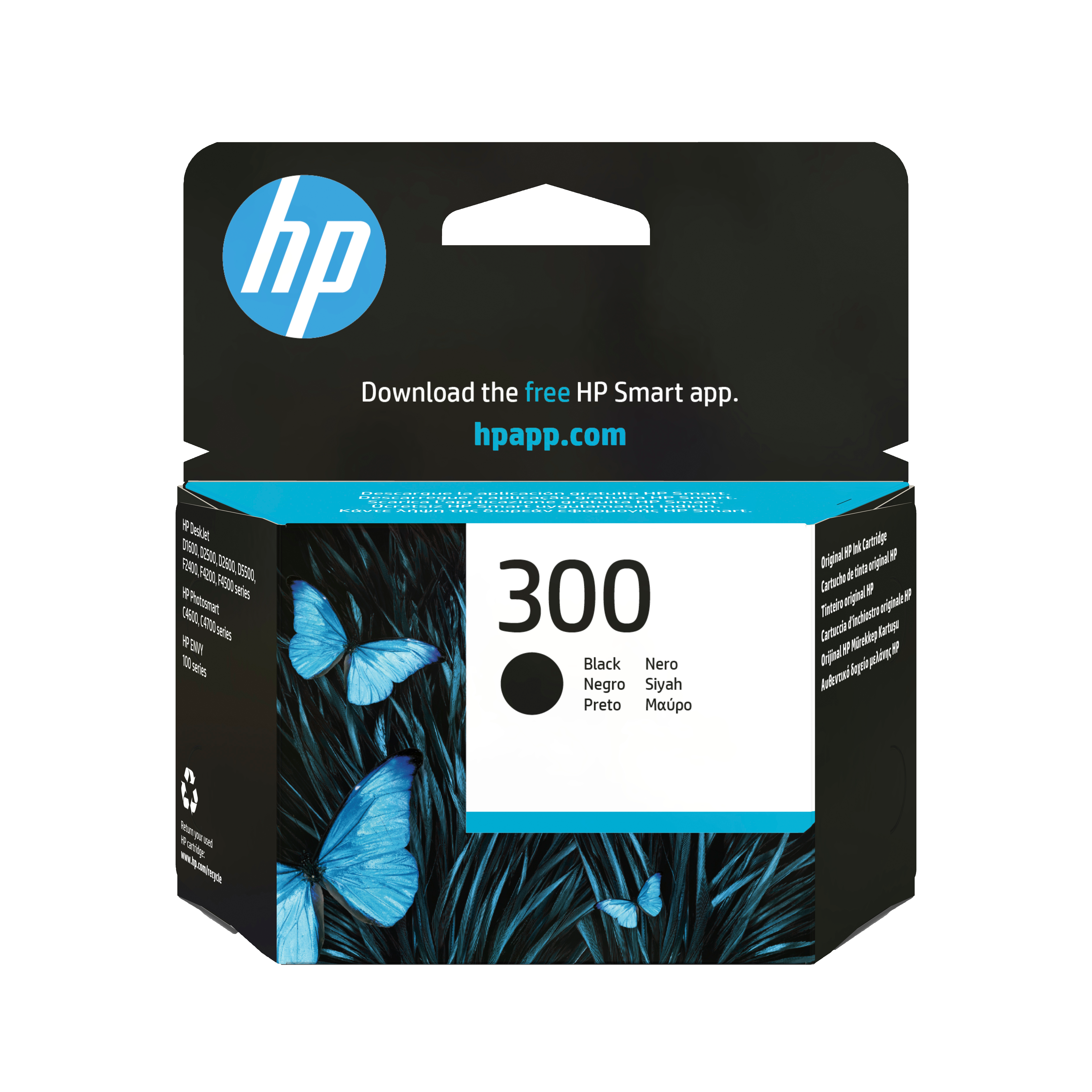 HP 300 Schwarz Tintenpatrone 4ml