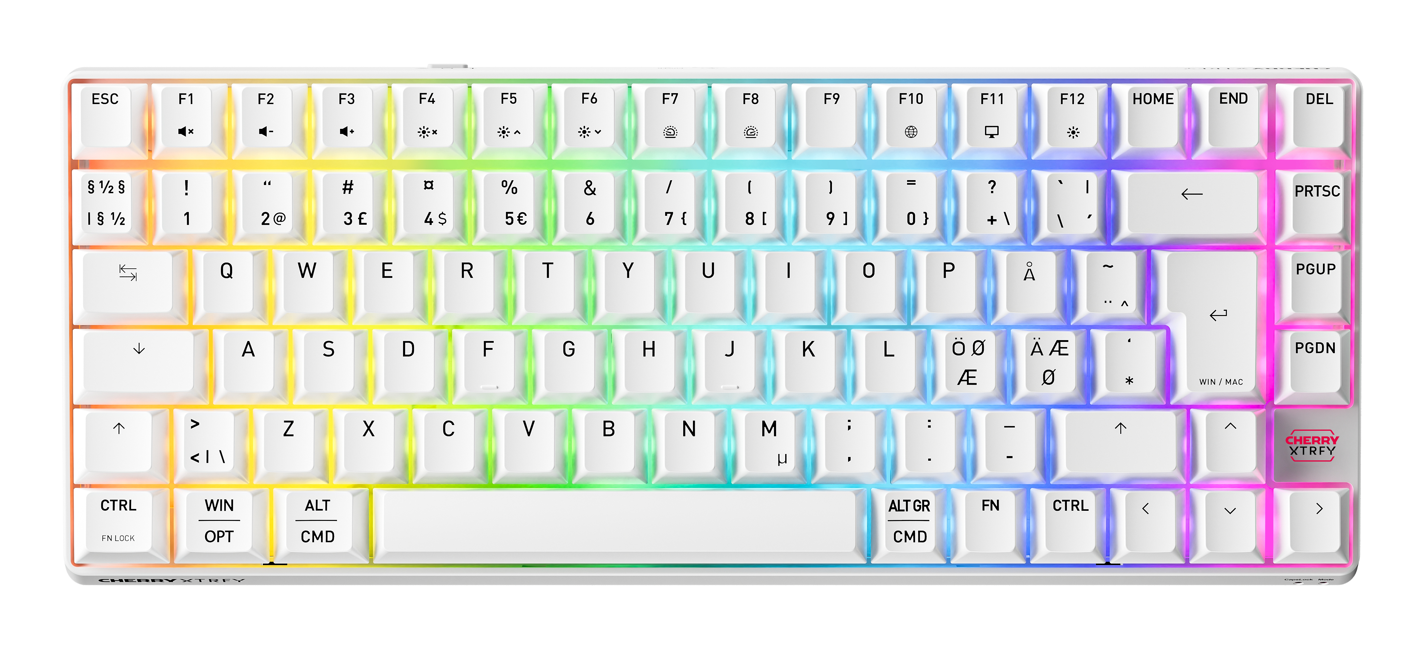 K33 COMPACT FS WIRELESS KEYBOARD WHITE PAN-NORDIC