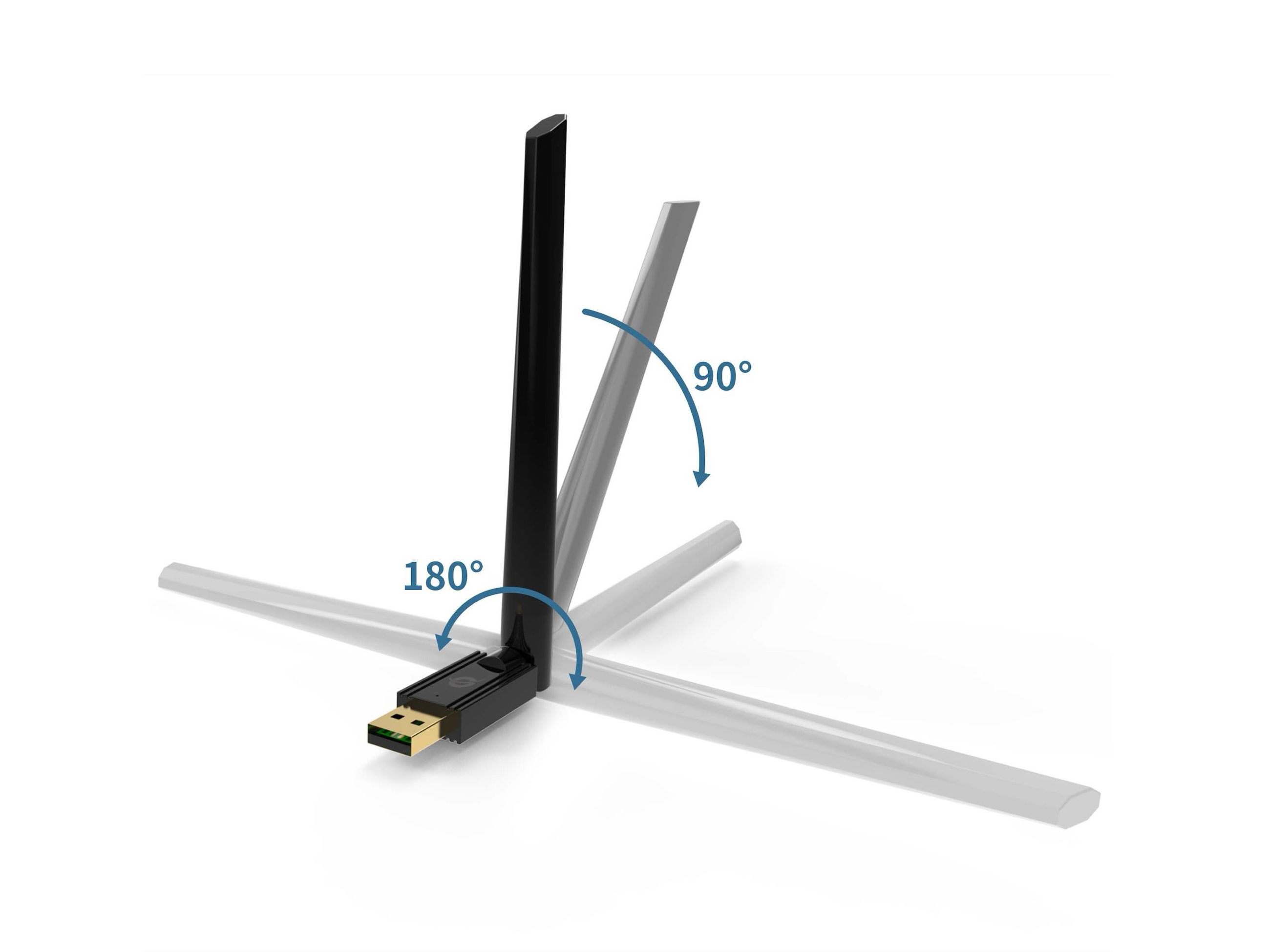 CONCEPTRONIC Bluetooth5.3 Adapter NanoUSB 100m schwarz
