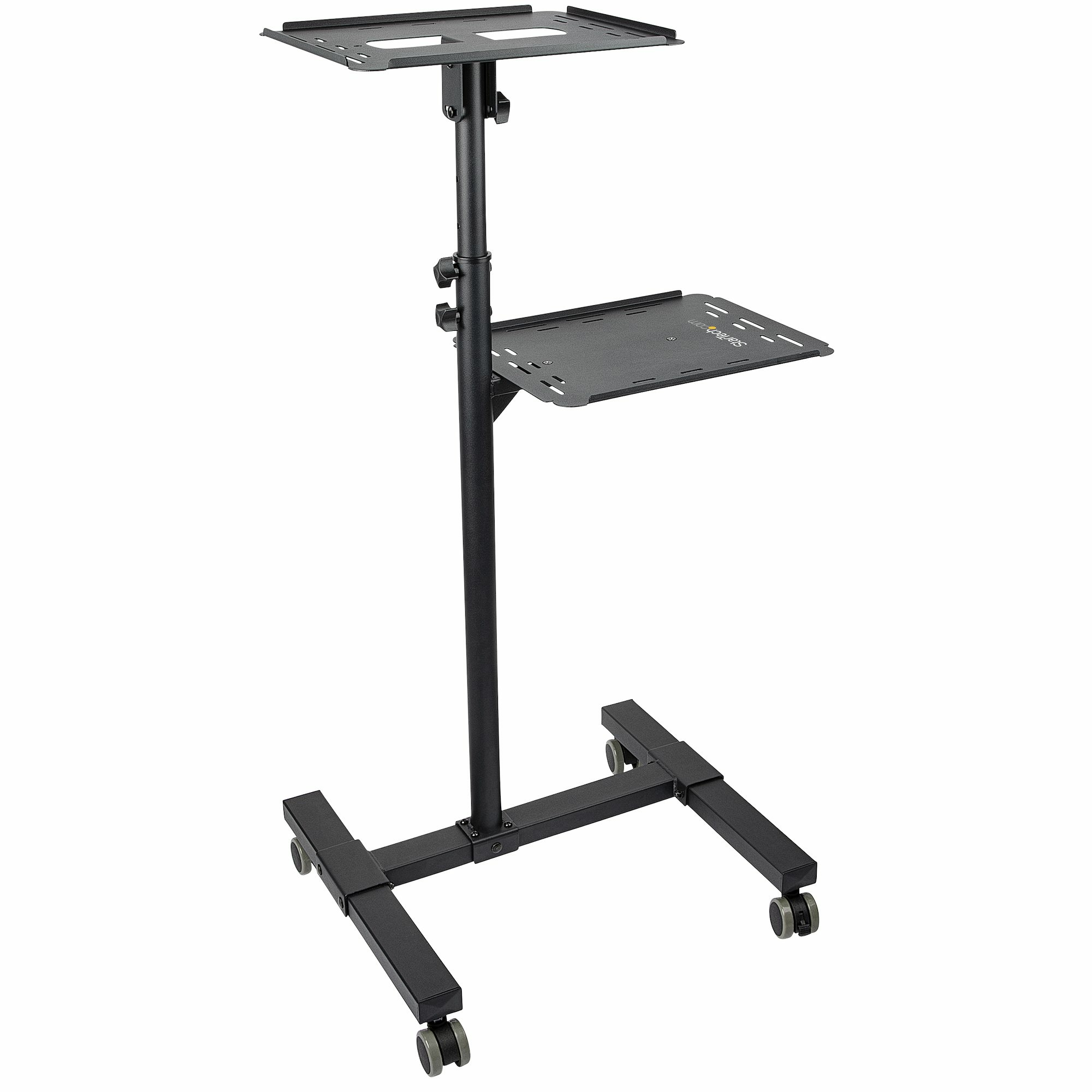 StarTech.com Mobiler Projektor- und Laptopständer Heavy Duty 2 Regale je 10 kg Schwarz
