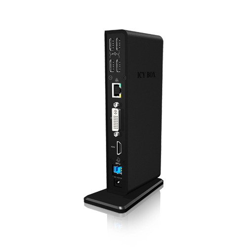 Dockingstation IcyBox USB 3.0 -> USB3.0/HDMI/DVI/LAN/3.5 retail