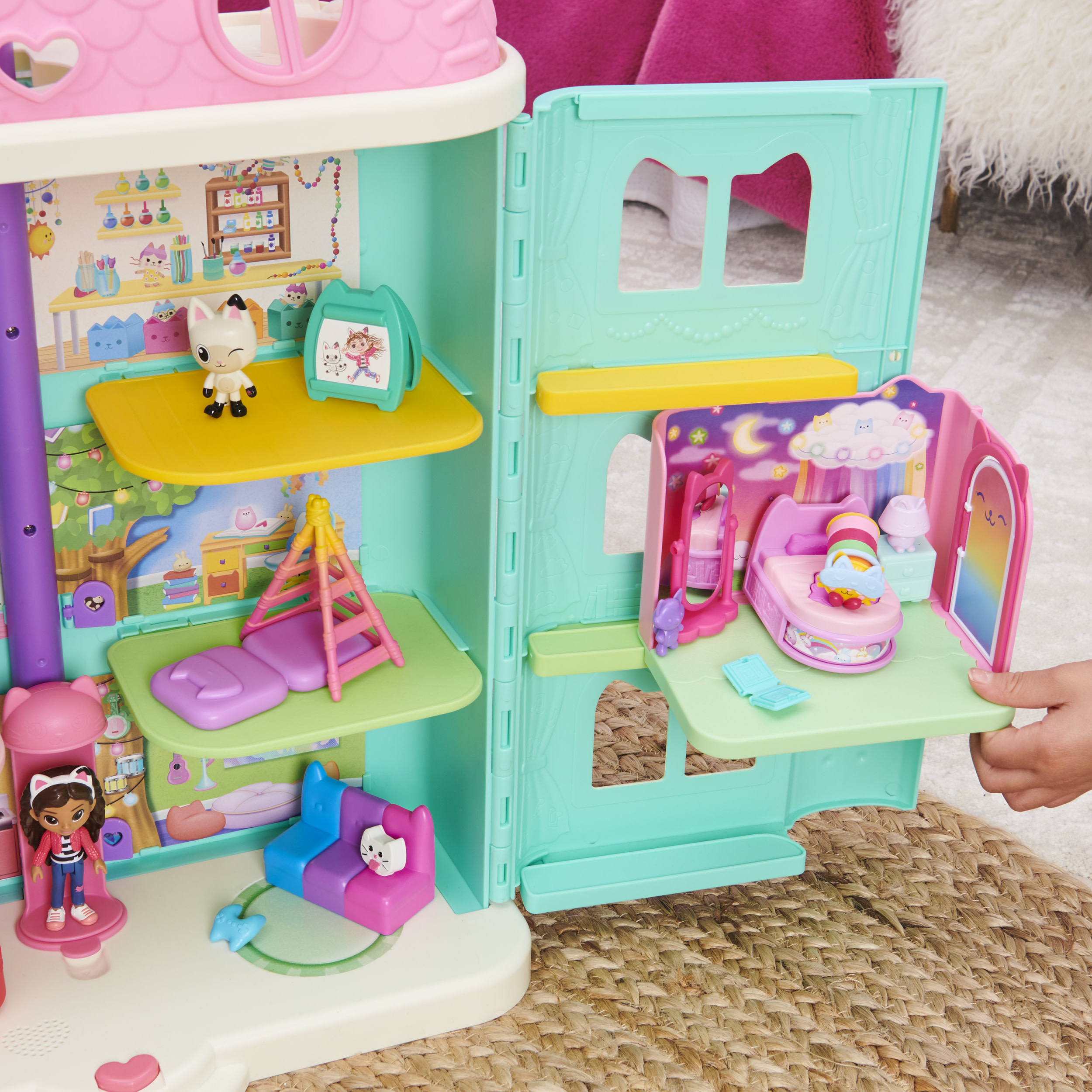 Gabby''s Dollhouse Deluxe Room Schlafzimmer , Spielfigur